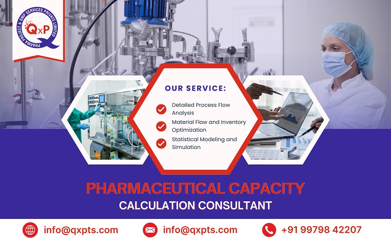 pharmaceutical capacity calculation consultancy services in india