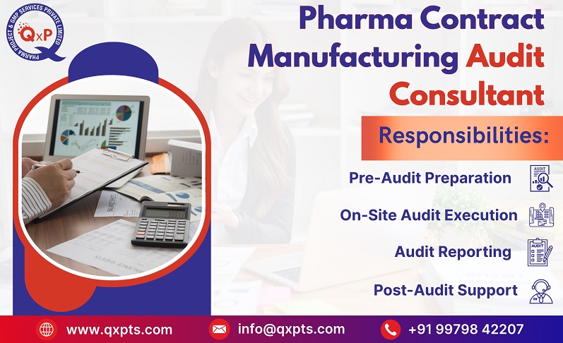 pharma contract manufacturing audit consultant in india