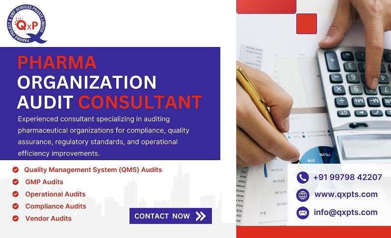pharma organization audit consultant in india