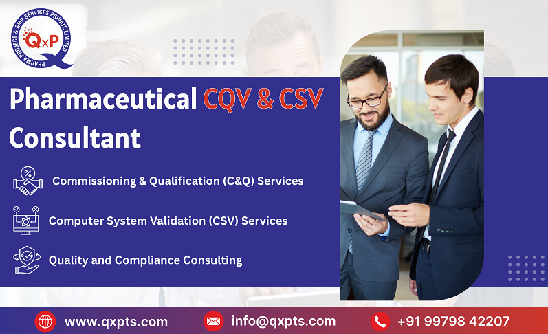 pharmaceutical cqv and csv consultant in india ahmedabad