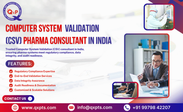 Computer System Validation (CSV) Pharma Consultant in India