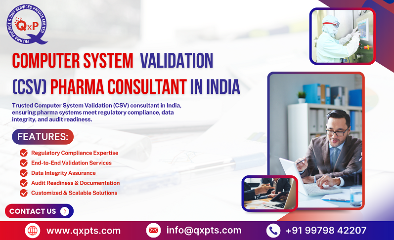 computer system validation (csv) pharma consultant in india