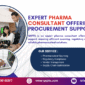 expert pharma consultant offering procurement support  85x85