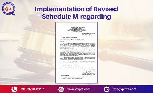 Implementation Of Revised Schedule M - Regarding