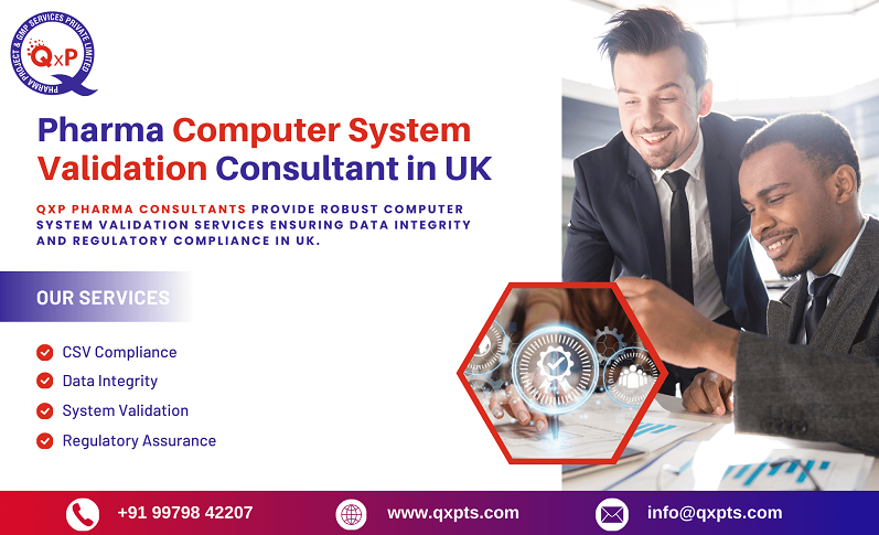 pharma computer system validation consultant in uk