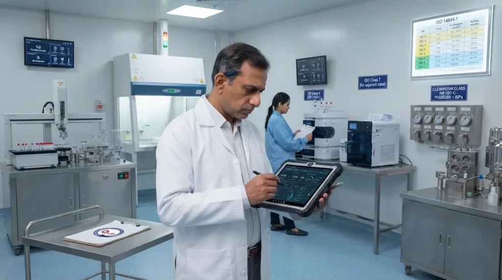 gmp compliance audit in pharma facility