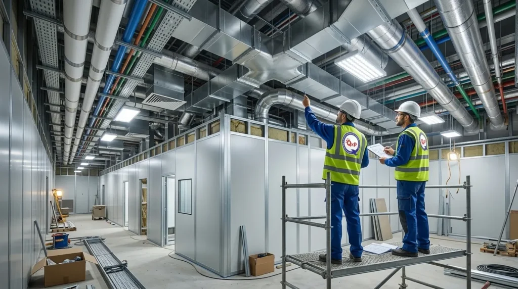 pharma clean room construction inspection