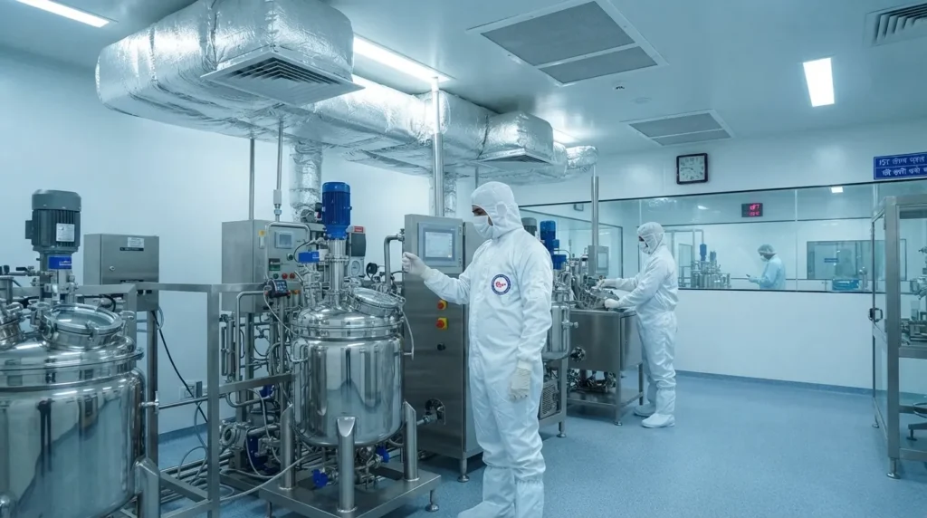 gmp clean room pharmaceutical facility