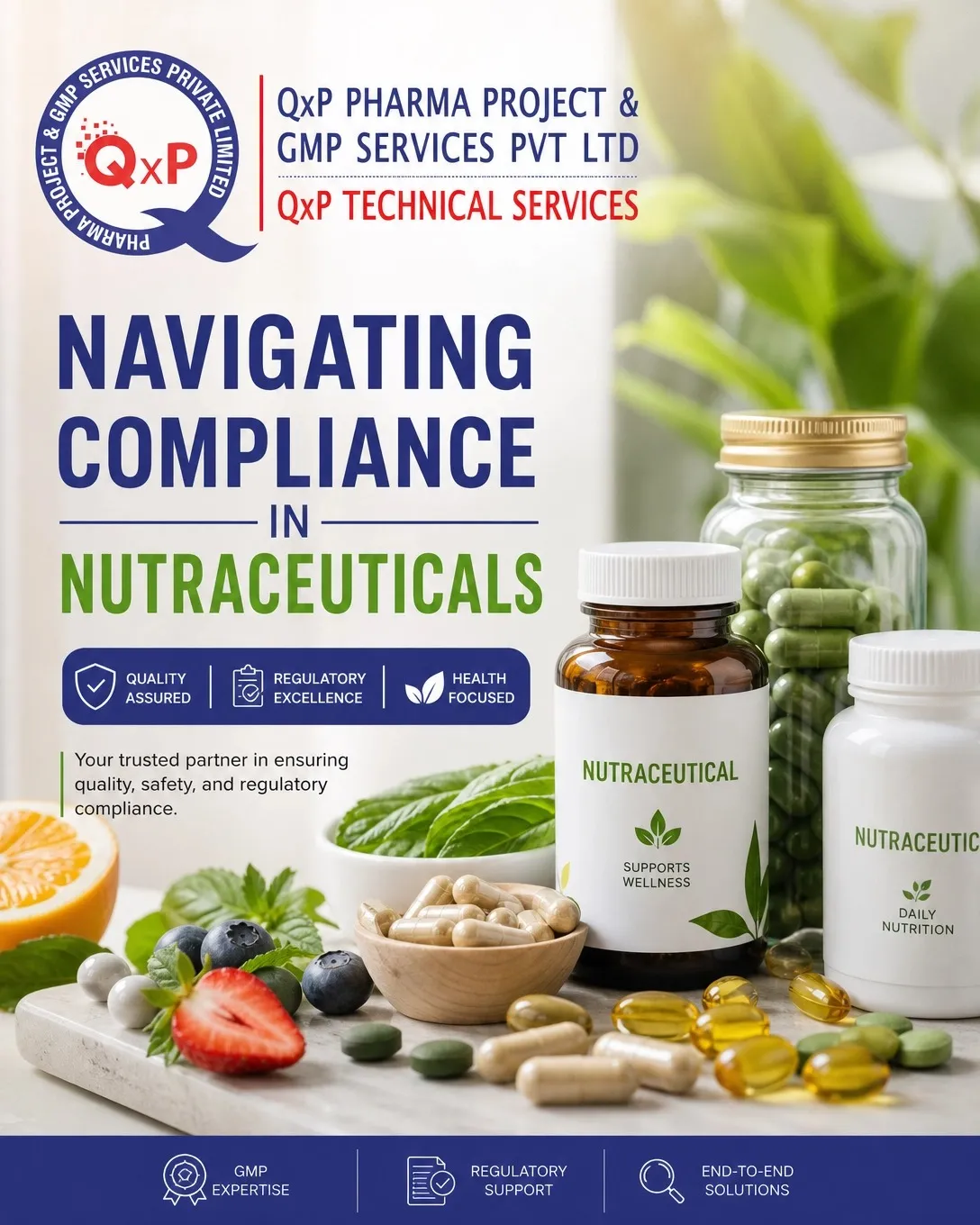 navigating compliance in nutraceuticals with qxp pharma services