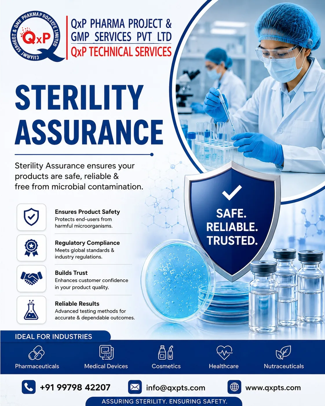 Sterility Assurance By Qxp Pharma & GMP Service